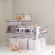 image 4 of SmartStore BPA Free Compact Clear Lid For Storage Bin Container, Size S