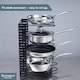 image 5 of Buckingham Multi-Function Pot & Pan Organising Rack - Black | Black