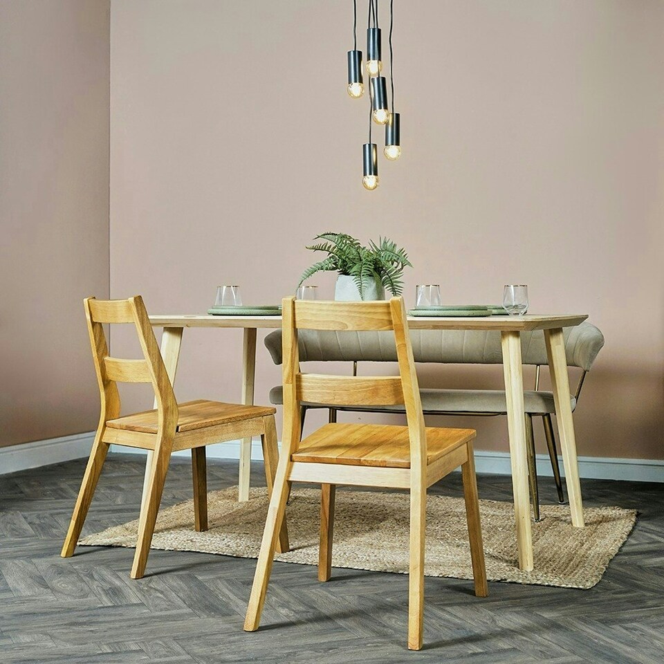 image 1 of ValueLights Quintus Matte Black Pendant Light and E27 GLS LED 4W Warm White 2700K Bulb | Black