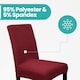 image 5 of Velvet Stretch Chair Covers, Spandex Dining Chair Slipcovers