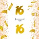image 4 of 16th Birthday Confetti in Gold, 14g, 4 Packs