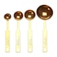 image 1 of Alchemist Gold Finish Measuring Spoons