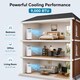 image 2 of EMtronics 9K BTU Air Conditioner with Fan and Dehumidifier - White