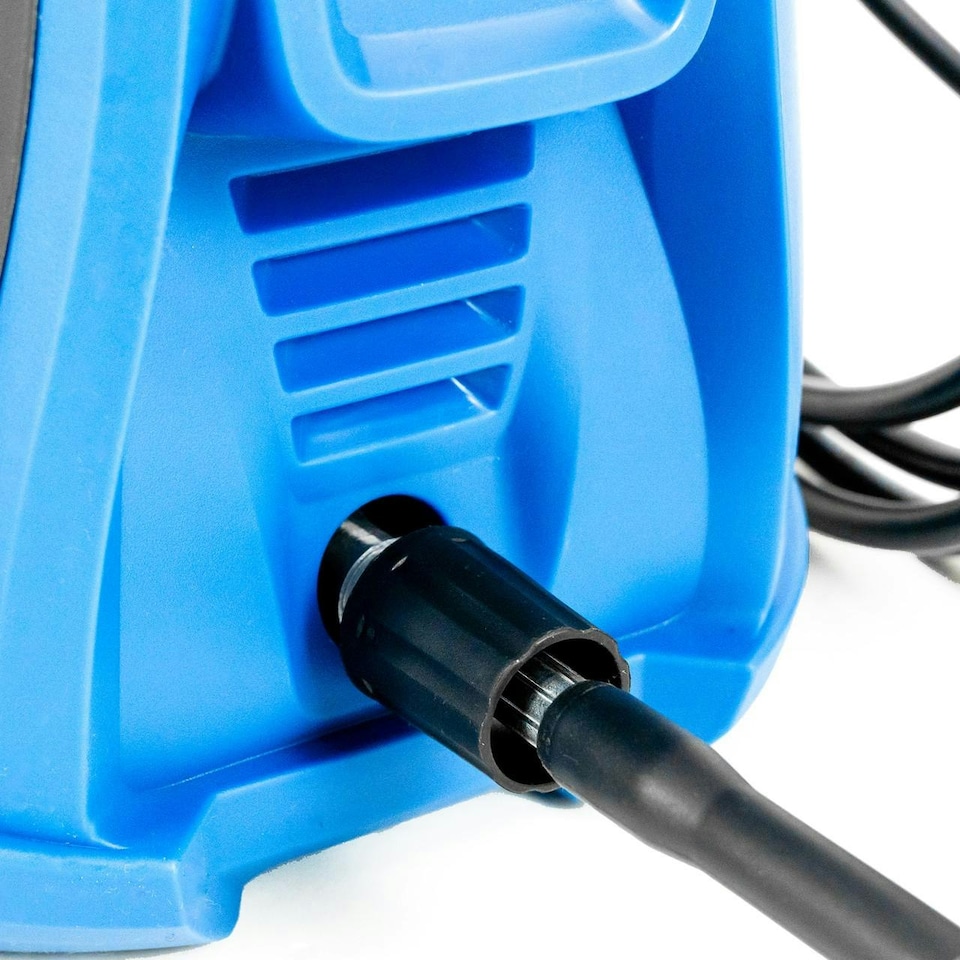 image 1 of Hyundai 135Bar / 1740psi Electric Pressure Washer, 7.1L/min, 1600W Powerful Motor with Hose & Attachments | HYW1600E
