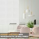 image 10 of NOVECRAFTO Fluted Line 3D Wall Panels – 6 Sheets 1.5 sqm (16.15 sqft) – Decorative Matte PVC Panels 50x50cm – Modern Fluted Design White