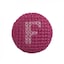 Pink on Fuchsia Letter F