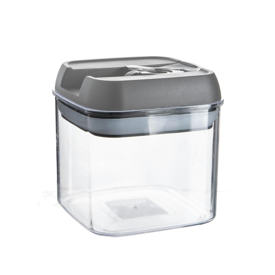 image 1 of Argon Tableware Flip Lock Plastic Food Storage Container - 500ml - Grey
