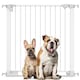 image 1 of Bettacare SafeStep Dog Gate, White, 89cm - 96cm, Extra Low Walkthough, 74cm Extra Wide Doorway, One Piece Extra Wide Pet Gate
