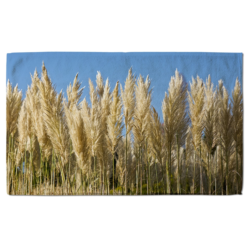 image 1 of Pampus Grass Designer Bath Towel | Multi