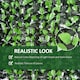 image 4 of Outsunny Artificial Leaf Hedge Screen Privacy Fence Panel for Garden 3Mx1M