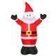 image 1 of HOMCOM Inflatable 4ft Tall Santa Claus Xmas Decoration Airblown Welcoming Light