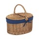 image 10 of Light Steamed Oval Lidded Wicker Basket with Lining Cream | Cream | One Size