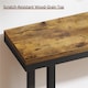 image 5 of Yaheetech Extended Console Table-Rustic Brown | Brown | Rustic Browm | 160 cm L × 20 cm W × 81 cm H | 1