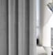 image 3 of Luxury Enhanced Living Grey Velvet, Supersoft, Blackout, Thermal Curtains with Tape Top (PAIR) - 90 x 72 inch (229x183cm) | Grey | Grey | 2