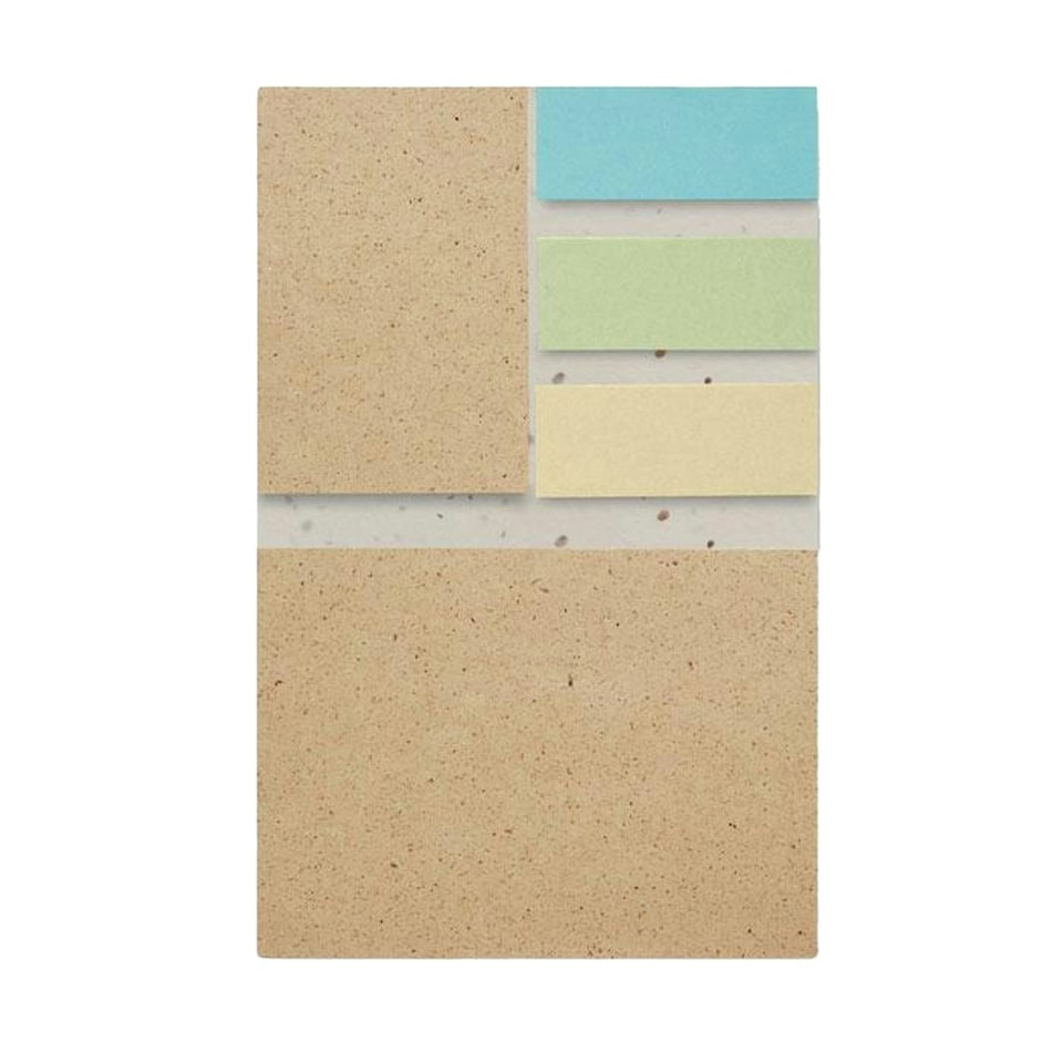 image 1 of MidOcean Grow Me Seed Grass Paper Memo Pad - White - One Size (UTMO1387)