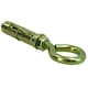 image 7 of 8mm Close Hook Anchor Eye Bolt Rawl Expansion Bolts Shield Wall 36 Pack