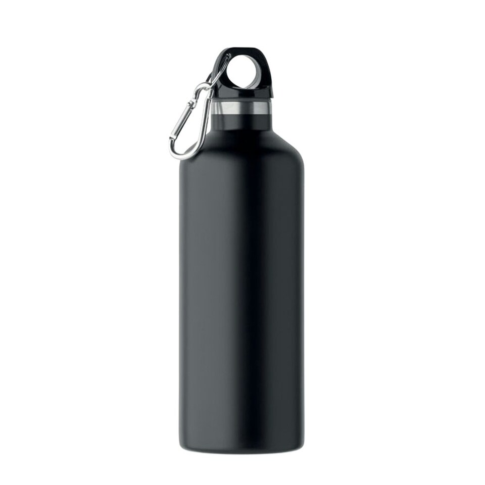 image 1 of MidOcean Carabi Double-Walled 500ml Bottle - Black - One Size Black | One Size
