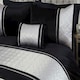 image 3 of Capri Polycotton Duvet Cover Set With Pillowcase Silver | Single