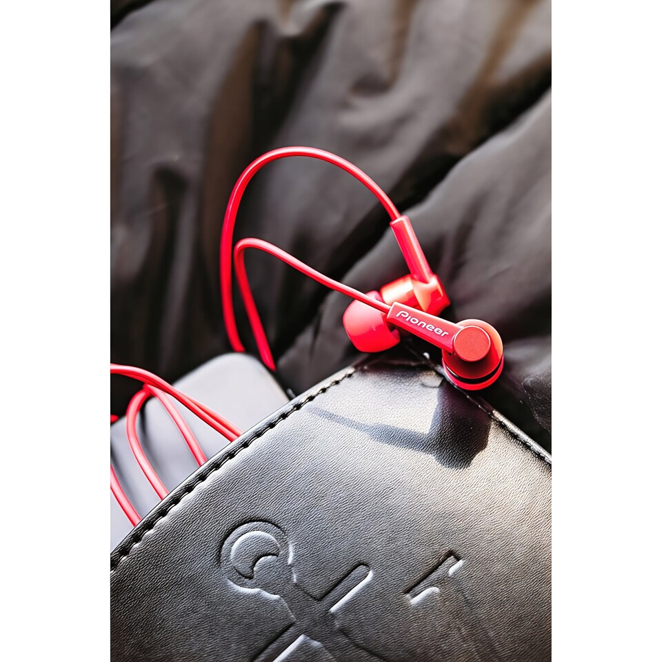 image 1 of Pioneer SE-C3T In Ear Headphones  in Red