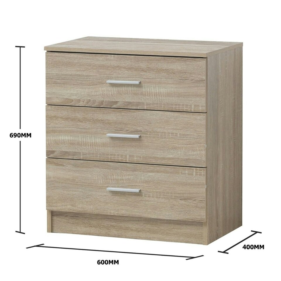 image 1 of 3 Drawer Chest