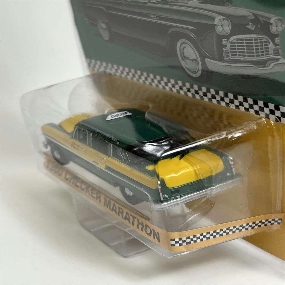 image 1 of 1960 Checker Marathon 60th Anniversary Checker 1:64 Scale Greenlight 28060C