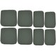 image 6 of Outsunny Cushion Cover Replacement Patio Rattan Furniture Seat Cover Grey Grey
