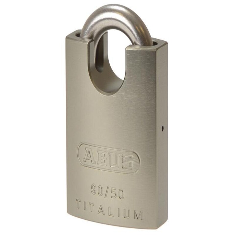 ABUS Mechanical 90Rk/50Mm Titalium Padlock Closed Shackle Keyed Alike 2745