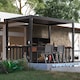 image 3 of Living 2.5m x 1.5m Deluxe BBQ Veranda Pergola  Louvered Shutter Roof