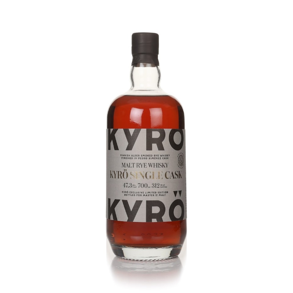 image 1 of Kyro Single Cask Smoked Rye Finished in PX Cask Master of Malt Exclusive