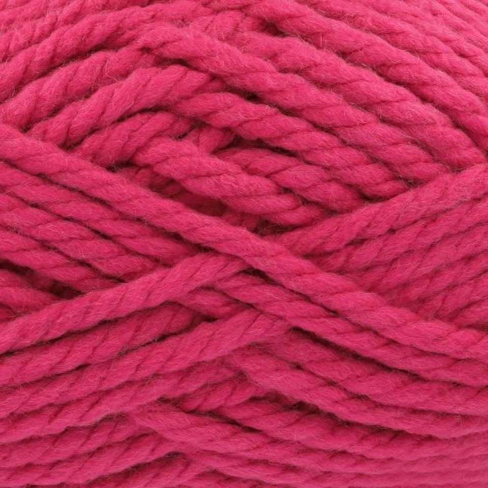 King Cole Pink Big Value BIG Super Chunky Yarn (Value Pack 5 x 250g Balls) For Crochet, Knitting - 75m per ball