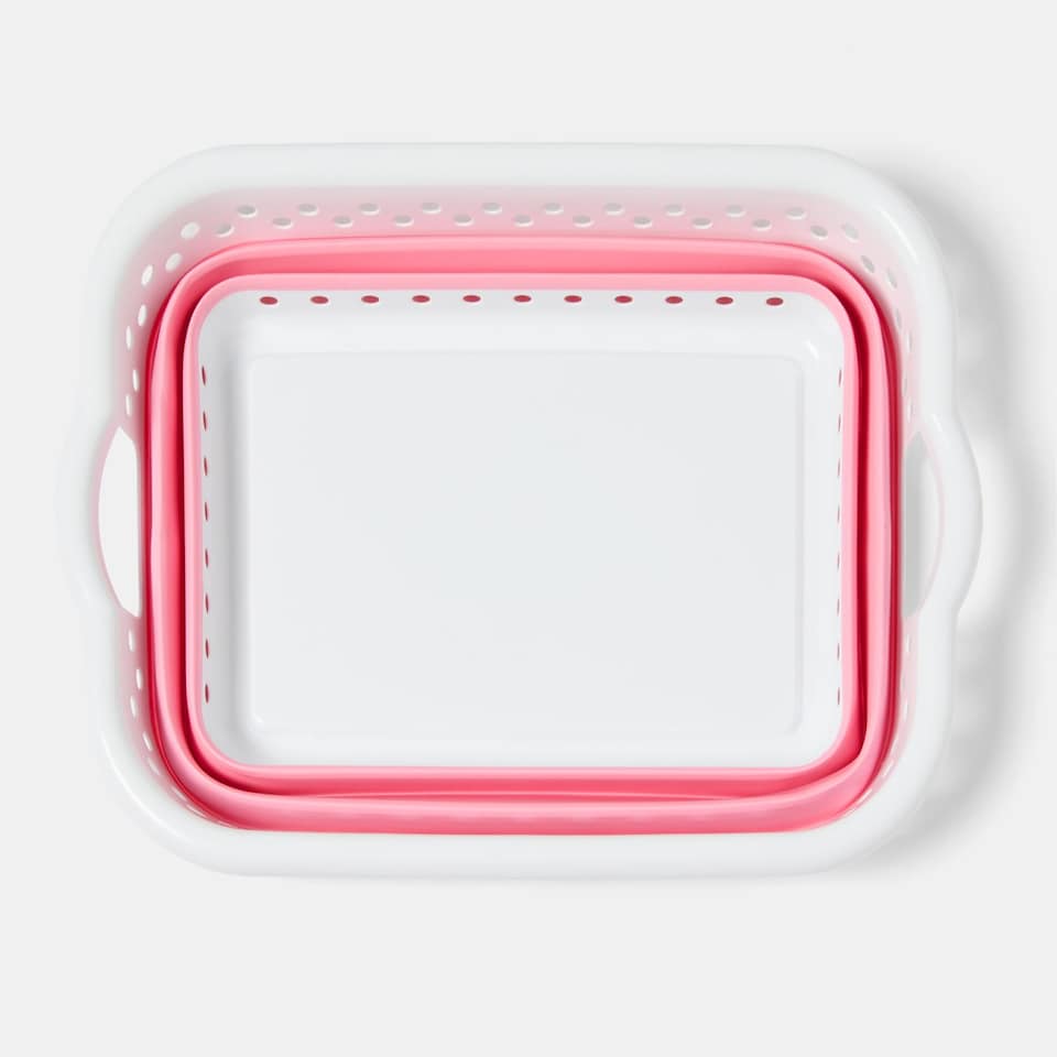 image 1 of OHS Collapsible Laundry Basket Folding Washing Clothes Storage