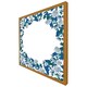 image 4 of Winter blue flowers (Picture Frame) Brown | XL