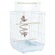 image 1 of Yaheetech 58 cm Tall Open Top Travel Bird Cage Black