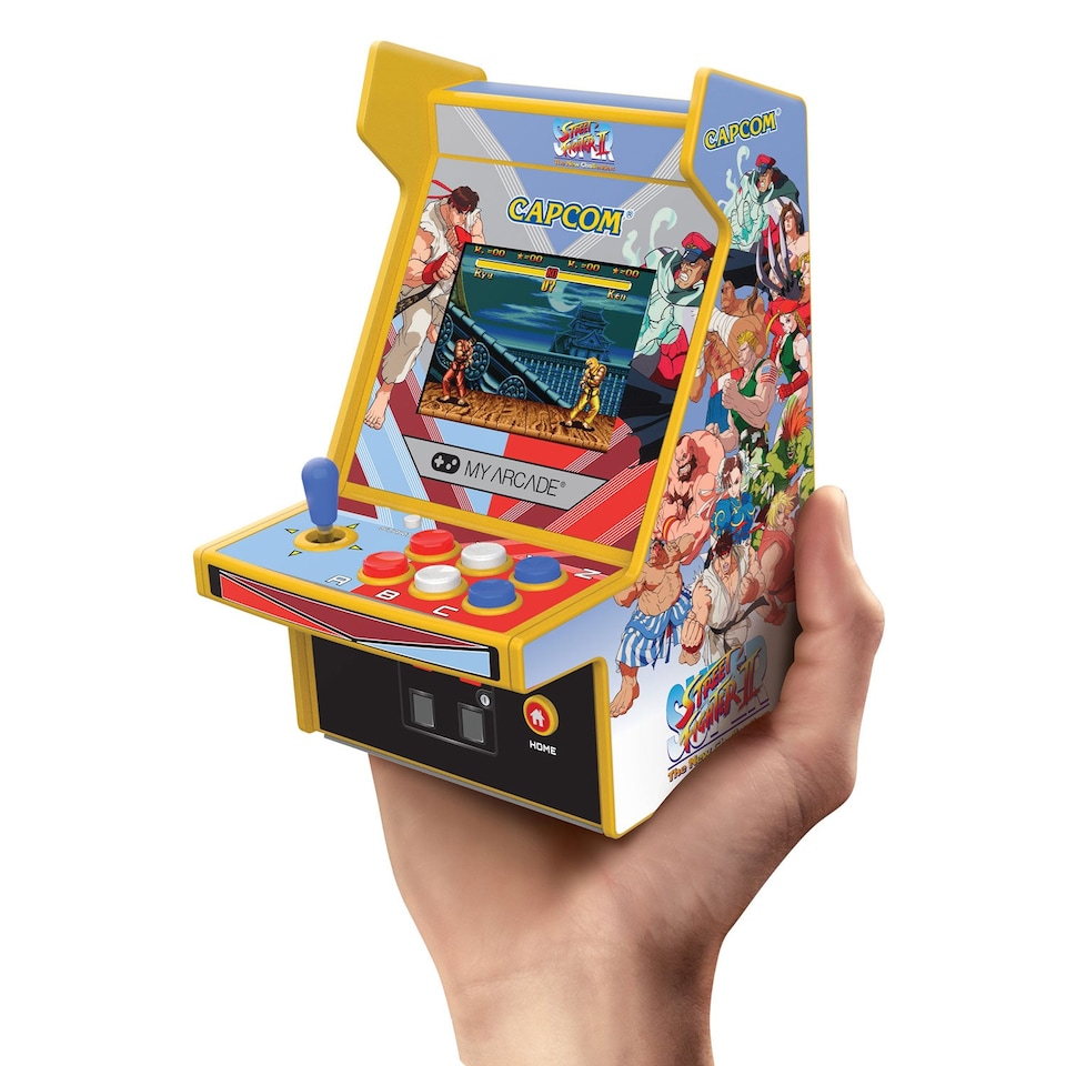 image 1 of Super Street Fighter II Micro Player Pro 6.7" Portable Retro Arcade (2 Games in 1)