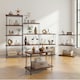 image 10 of COSTWAY 3-Tier Display Rack Industrial Storage Shelving Unit