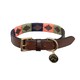image 2 of Benji & Flo Sublime Polo Leather Dog Collar | Pink | Pink/Navy/Green | Extra Large | 1