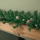image 7 of 2.7m Snow Tipped Christmas Garland with Pine Cones and Mixed Needles