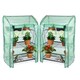 image 1 of Primrose 3-Tier Mini Greenhouses / Plant Stands with Removable Covers - Pack of 2