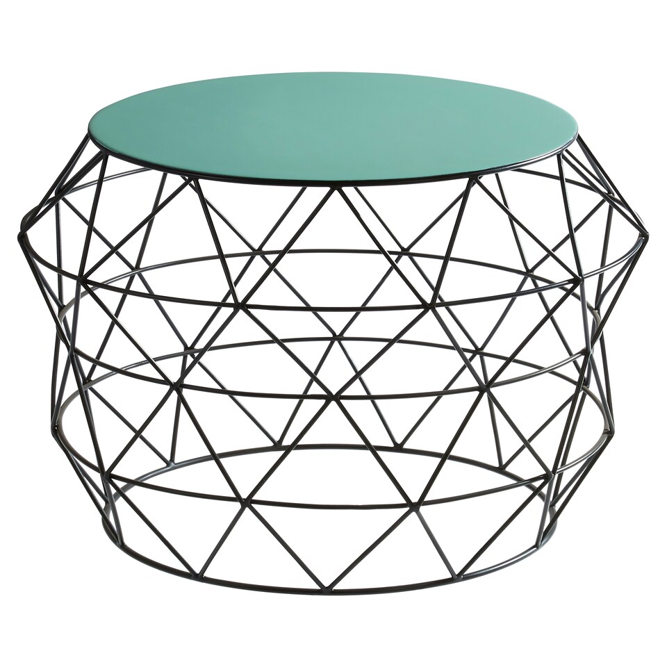 image 1 of Interiors by Premier Corina Side Table With Green Enamel Top