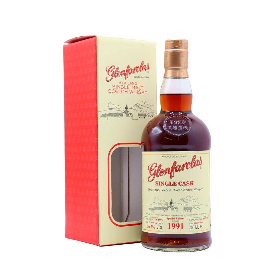 Glenfarclas - Single Cask No. 5678 1991 27 year old Whisky