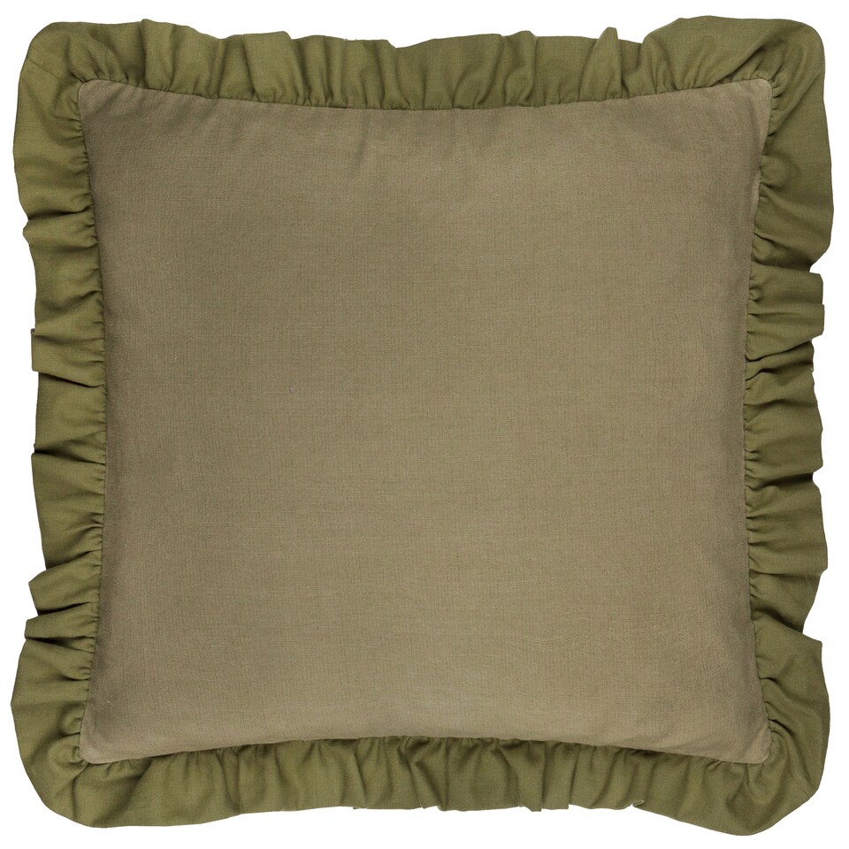 image 1 of Wylder Effie Cotton Ruffle Cushion