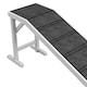 image 8 of PawHut Dog Ramp for Bed, Pet Ramp for Dogs with Non-Slip Carpet and Top Platform, White & Grey