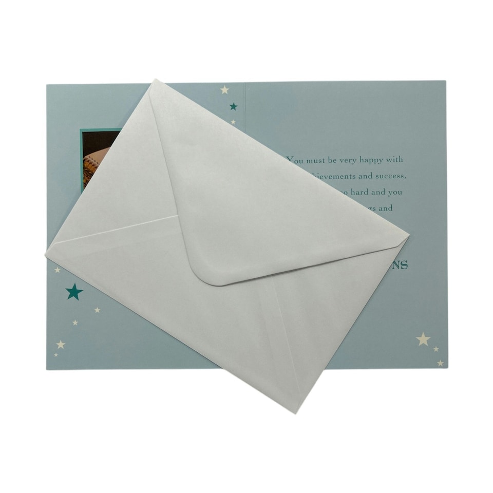 image 1 of In Your New University Multi Stars Design Good Luck Card