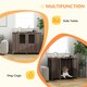 image 4 of PawHut Dog Crate Kennel Cage for Extra Large Dog, Indoor End Table, Purple
