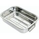image 1 of Stainless Steel Deep Baking Pan / Lasagne Pan, Roasting Tray, with removeable Rack 35cm (Copy) N/A