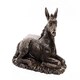 image 2 of Donkey Foal Plant Pot Feet - Set of 3 - L8 x W10.5 x H8.5 cm Brown