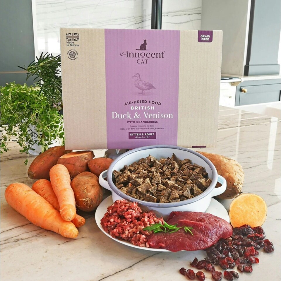 The Innocent Cat - Air-Dried British Duck & Venison Air-dried Complete Food - 1.5kg