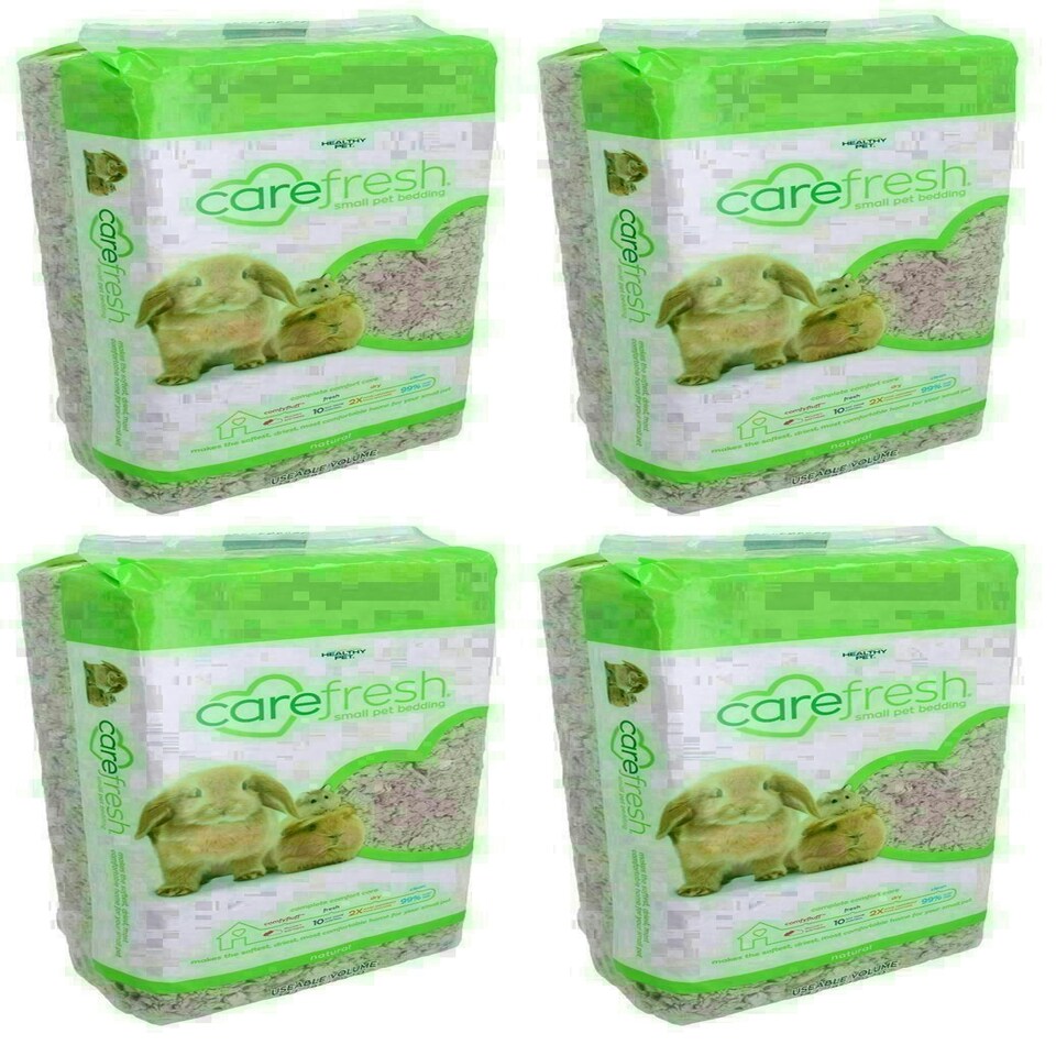 image 1 of 4Pk Natural 14L Quality Pet Small Animal Cage Bedding 99% Dust Free