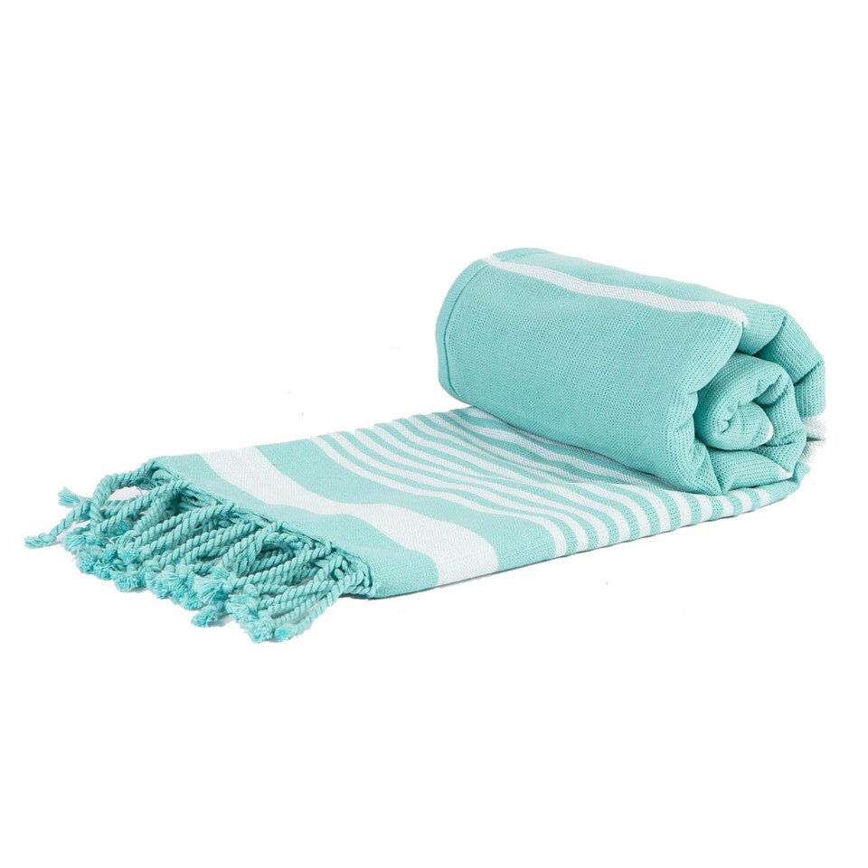 image 1 of Nicola Spring Deluxe Cotton Turkish Bath Towel - Sky Blue | Blue | Sky Blue