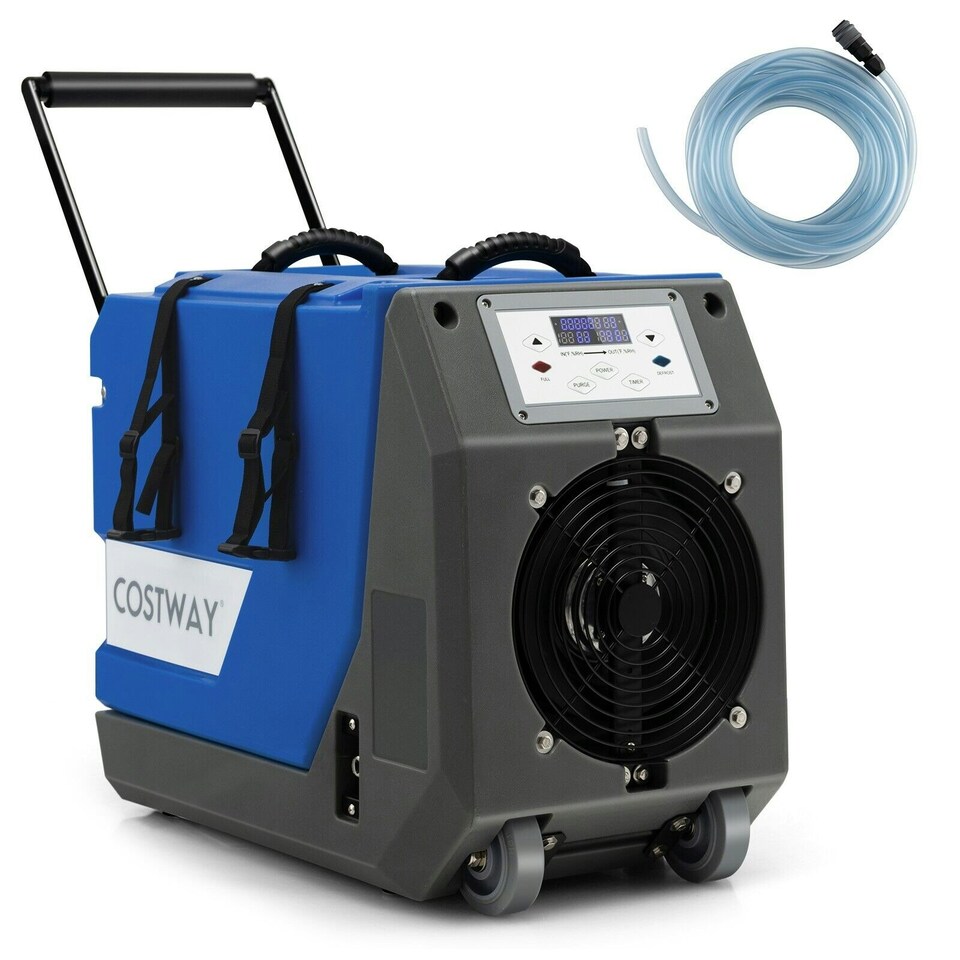 image 1 of COSTWAY 85L Commercial Dehumidifier Industrial with Pump Drain Hose